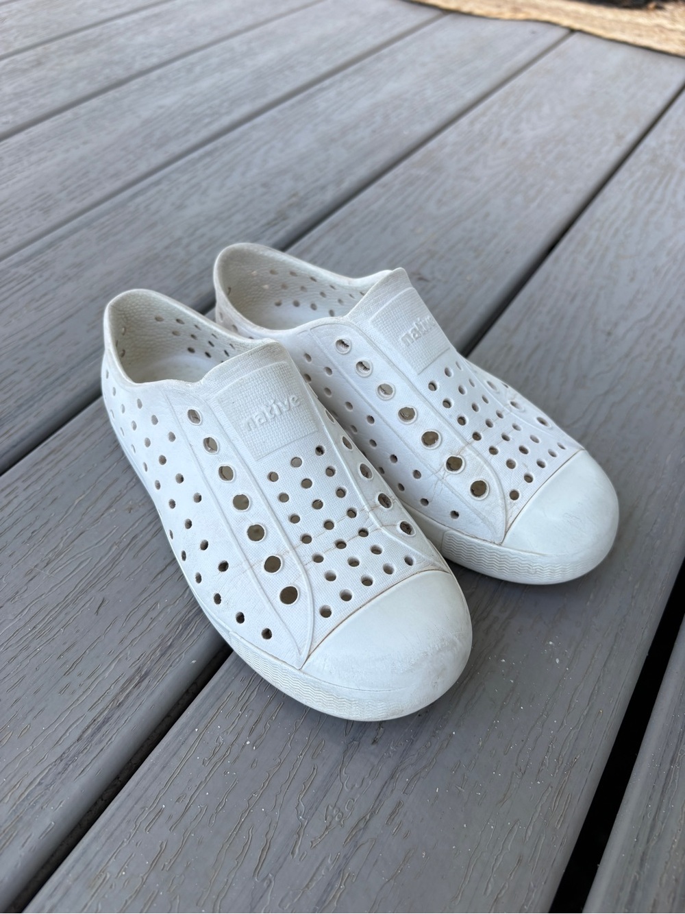 Native Kids Shoes Jefferson Slip-On in White